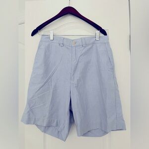 POLO Ralph Lauren Light Blue Flat Front Men's Shorts Cotton Size 32 Golf Preppy